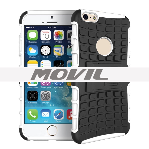 NP-1903 2 en 1 funda para iPhone 6 plus con soporte-7